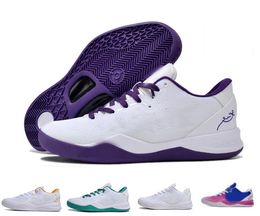 8 Protro Halo WTK ZK8 Radiant White Court Purple Basketball Shoes Sneakers Men's Sneakers for Sale Special Gifts For Yourself Dhgate yakuda store Online