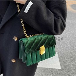 Cross Body Vintage Velvet Leater Women's Cross Body Bag Winter Luxury Fashion Soul Handbag Wallet and Bag Green and Red Wine Colorscatlin_fashion_bags