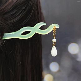 Hair Clips Vintage Hairpin Chinese Accessories Acetic Acid Bamboo Stick Forks For Women Hanfu Dress Clasp Jewelry Bijoux