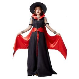 Halloween Costume Women Designer Cosplay Costume Halloween Costume Queen Dress Costume Vampire Bat Night Bar Devil Costume