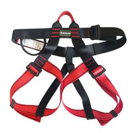 Climbing Harnesses Outdoor Climbing Harness Bust Seat Belt Professional Rock Climbing Mountaineering Belt Safety Harness Rappelling Equipment 231021