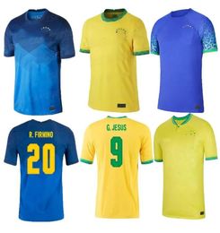 2022 brazils Richarlison G.JESUS soccer jerseys camiseta 21/22/23 COUTINHO FIRMINO MARCELO NERES Ederson Marquinhos Casemiro jersey men kid football shirt