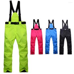 Skiing Pants Outdoor Winter Ski Snow Trousers Water Resistant Windproof Snowboard Thick Warm For Women Men