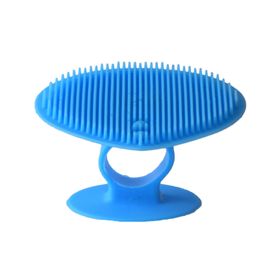 Soft Silicone Face Wash Brush Makeup Remover Pore Cleaning Brush Facial Cleaning Brush Manual Face Wash Brush Bath Brush 1223031