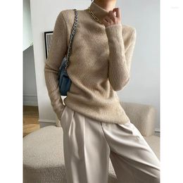 Women's Sweaters O-Neck Fashion Beige Colour Women Sweater Full Sleeves Slim Fit Knitting Good Quality Lady Pullovers Jumpers Clothing