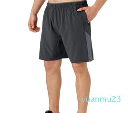 Designer men short pants elastic waist sport quick-drying running quarter leisure fitness mens yoga sports shorts knee length track