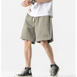 Men's Shorts 2023 Summer M-8XL Plus Size Drawstring Baggy Sweatshorts Male Breeches Pants Men Short Sweatpants Streetwear
