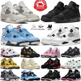 Kids shoes Jumpman 4 4s Basketball Shoes for Og Red Thunder Pine Green Military Black Cat White Oreo Cement Seafoam University Blue Bred sneakers outdoor Baby shoes