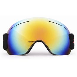 Ski Goggles UV400 Single Layer Anti fog Large Glasses Protection Skiing Winter Snow Snowboard for Men Women 231023