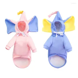 Dog Apparel Puppy Halloween Costume Pullover Hoodie Shirt Small Festival Elephant Outfit