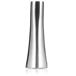 Vases Stainless Steel Vase Durable Flowers Table Centrepieces Home Dried Container Dining Decor Tall Silver