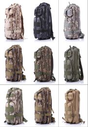 12 Colors 30L Hiking Camping Bag Military Tactical Trekking Rucksack Backpack Camouflage Molle Rucksacks Attack Outdoor Bags Cca904108499