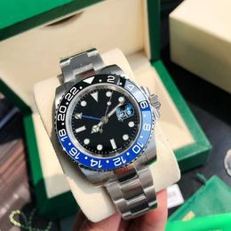 ZP Men's Watch GMT II-126710 Batman 6-color 40mm ceramic watch ring luxury men's mechanical automatic movement wrist watch with original box paper 59