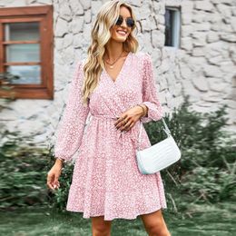 Casual Dresses Comfort And Elegant Floral Loose Dress 2023 Spring Autumn Four Seasons Our Shop -Sale