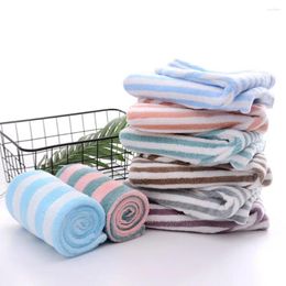 Towel Striped Dry Hair Soft Strong Quick Hat Microfiber Absorbent Shower Cap Bathroom Accessories