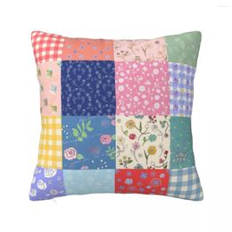 Pillow Happy Summer Patchwork Throw Pillowcases Covers Sofa Cover Decorative S