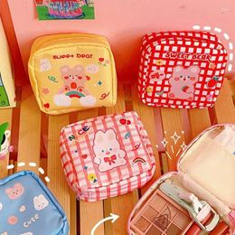 Storage Bags Waterproof Tampon Sanitary Pads Coin Purse Travel Portable Makeup Lipstick Pouch Cute Data Cables Organizer