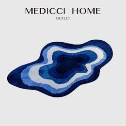 Carpet Medicci Home Cloud Shaped Nordic INS Style Bedroom Bathroom Doorway Floor Tufted Rug Super Soft Cosy Non Slip Mat 80X120 231023