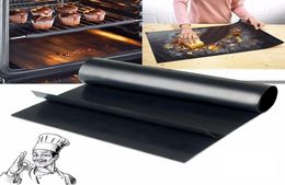 5PCS BBQ Tools Copper Extra Thicker Heat Resistant Teflon Grill Mat Baking Reusable NonStick Barbecue Cooking Grilling Sheet Line8138388