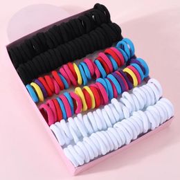 Hair Accessories 150Pcs Girls Band Set Nylon Ties Children Elastic Rubber Ponytail Holders Headband Kids