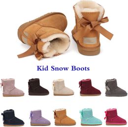 Boots Kids boots Australia snow boot Designer Children shoes winter Classic Ultra Mini Boot Botton baby boys girls Ankle booties kid fur Suede756