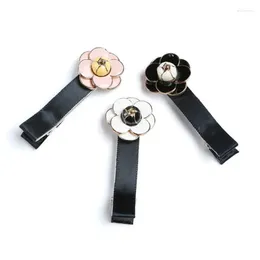 Hair Clips Luxury Camellia Accessories For Woman Cute Flower Headdress Clip Jewelry
