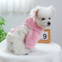 Dog Apparel Pet Clothes Winter Autumn Warm Soft Sweater Small Fashion Hoodie Cat Harness Puppy Cute Jacket Yorkshire Poodle Pomeranian
