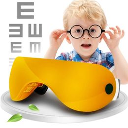 Face Care Devices 3D Rechargeable Green Light Eye instrument Restore vision Massager Child Myopia Treatment Massage eye glasses 231023