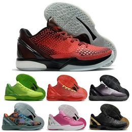 K6 Grinch Chaos Mambacita Orange County Prelude Black Del Sol Basketball Shoes Sneakers Men's Sneakers for Sale Special Gifts For Yourself Dhgate yakuda