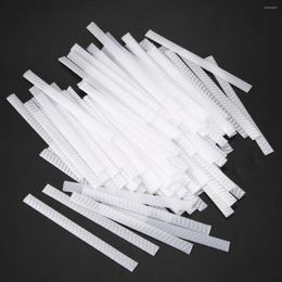 Makeup Brushes 500 Pcs Make Up Brush Pen Netting Cover Mesh Sheath Protectors Guards Protective Net (White)