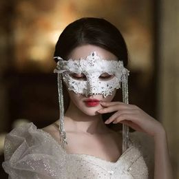 Party Masks Beautiful Wedding Mask Birthday Sexy Goddess Fashion Bride Masquerade Prom Props 231023