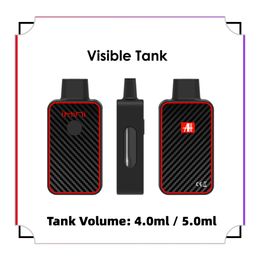 IMINI C18 Disposable Vape Pen 4.0ml 5.0ml Empty Oil Vaporizer D8 D9 380mAh Preheat USB Recharge Device Ceramic heating element Pod Visible Tank Vape Carts Cartridges