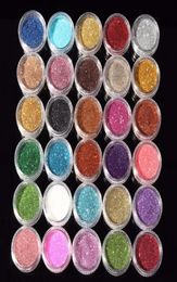 30pcs Mixed Colors Eyeshadow Pigment Glitter Mineral Spangle Eyeshadow Makeup Cosmetic Set Longlasting Random Color N051652119