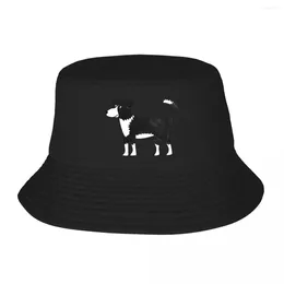 Berets Border Collie Sheepdog Bucket Hats Panama For Kids Bob Outdoor Fisherman Fishing Unisex Caps