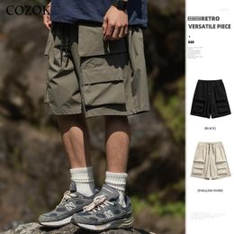 Men's Shorts Outdoor Function Three-Dimensional Large Pocket Cargo Sports Summer Straight Loose Day Casual Five Point Pants