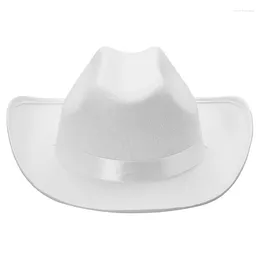 Berets Cute Kids Cowboy Hats For Boys And Girls - Stylish Wide Brim Felt Cowgirl Hat Western-Themed Parties Halloween Costumes