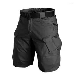 Men's Shorts Summer Men Cargo Urban Military Tactical Waterproof Quick Dry Multi-pocket Outdoor Clothes Hunting