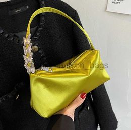 Shoulder Bags Luxury Diamond Buerfly Women's Underwear Bag Women's Soul Crossbody Bag Women's Soft Satin Fabric Wallet Small Handbagcatlin_fashion_bags