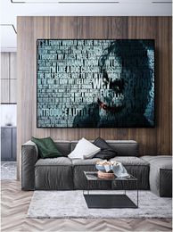 Modern Wall Art Canvas Painting Abstract Joker Portrait Posters and Prints Wall Pictures for Living Room Cuadros Home Decoration2361772