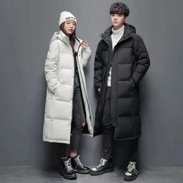 Mens Down Parkas 20°C Jacket Men Long Jackets Winter Warm Lightweight White Duck Coats Streetwear Overcoats Women Clothing 231021