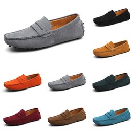 men casual shoes Espadrilles triple black navy brown wine red taupe green Sky Blue Burgundy candy mens sneakers outdoor jogging walking sixteen