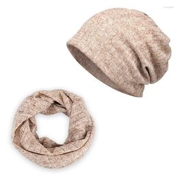 Beanies 1pc Beanie Hat Scarf Knit For Men Fashion Chemo Caps Cancer Headwear Skull Cap Knitted