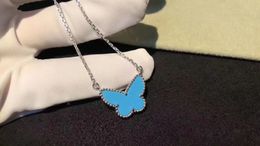 luxury brand clover designer bracelets jewelry silver blue butterfly love heart star flowers limited edition bangle bracelet clip earrings choker necklaces