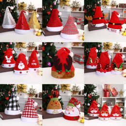 Day Christmas Hat Day Decoration Plush Hat Headwear Adult Children's Santa Claus Hat