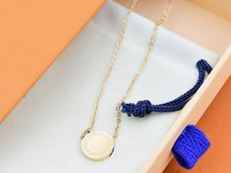 Necklaces L In The Sky Chain Necklace in Gold/Silver Discount Designer Jewelry For Women With Dust Bag Box Fendave