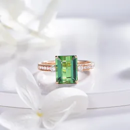 Cluster Rings Green Topaz Jewellery Vintage 925 Silver Amulet Gifts Jade Crystal Adjustable Ring Designer Women Carved Natural Chinese