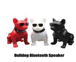 Bulldog Bluetooth Speaker Dog Head Wireless Portable Subwoofers Hands Stereo Bass Support TF Card USB FM Radio Loud 3 Color5236518