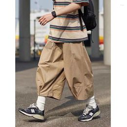 Men's Shorts 2023 Men Cargo Summer Army Green Cotton Loose Multi-Pocket Casual Trousers Clothing Oversize 3XL