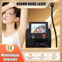 Factory Outlet 808 Diode Laser hair removal Machine 3 Wavelength 1064 755 808nm Laser Hair Remove Permanent Painless