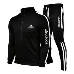Men's Tracksuits New Mens Tracksuits 2023 Men Sets Sweatshirt+sweatpants Tracksuit Zipper Stand Collar Sports Suit Jogging Fitness Men Clothing J231023